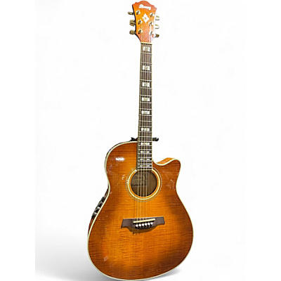 Used Ibanez AEF30E Sunburst Acoustic Electric Guitar