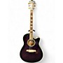 Used Ibanez Used Ibanez AEF30E Trans Purple Acoustic Electric Guitar Trans Purple