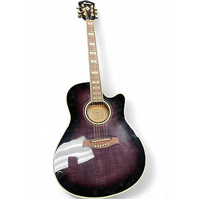 Used Ibanez AEF30E VIOLET SUNBURST Acoustic Electric Guitar