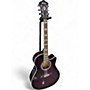 Used Ibanez AEF30ETVS Trans Purple Acoustic Electric Guitar Trans Purple