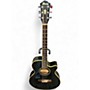 Used Ibanez AEG10E Black Acoustic Electric Guitar Black