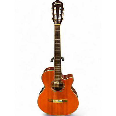 Used Ibanez AEG10E Natural Acoustic Electric Guitar