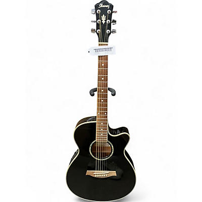Used Ibanez AEG10E(ELECTRONICS DONT WORK) Black Acoustic Guitar