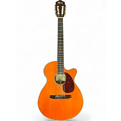 Used Ibanez AEG10NII Natural Classical Acoustic Electric Guitar