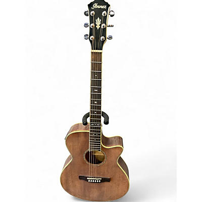 Used Ibanez AEG12IINMH Natural Acoustic Electric Guitar