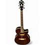 Used Ibanez AEG12IINT Dark Natural Acoustic Electric Guitar Dark Natural