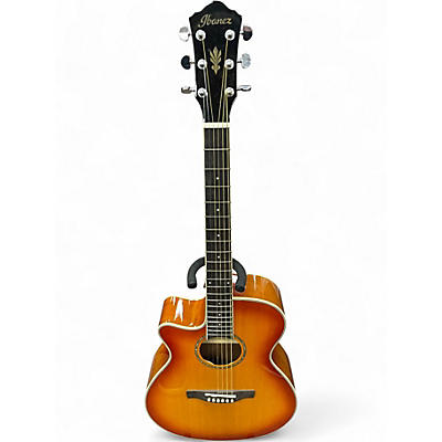 Used Ibanez AEG18LIIVV Vintage Sunburst Acoustic Electric Guitar
