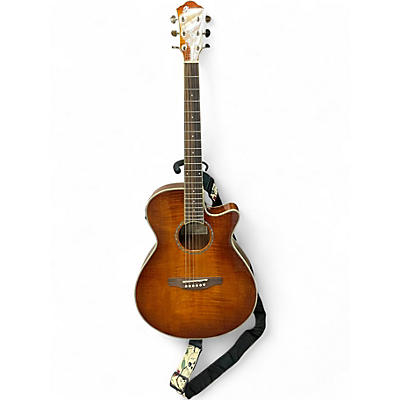 Used Ibanez AEG20II Vintage Natural Acoustic Electric Guitar