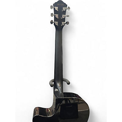 Used Ibanez AEG50 Black Acoustic Electric Guitar