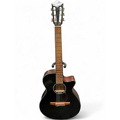 Used Ibanez AEG50N-BKH Black Classical Acoustic Electric Guitar