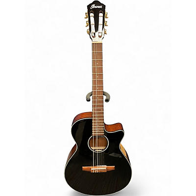 Used Ibanez AEG50N Black Classical Acoustic Electric Guitar
