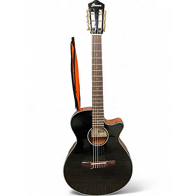 Used Ibanez AEG50N Black Classical Acoustic Guitar