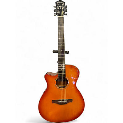 Used Ibanez AEG58L Cherry Sunburst Acoustic Electric Guitar