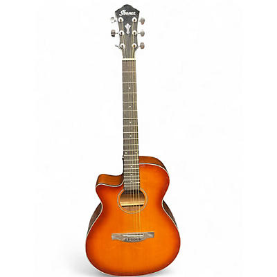 Used Ibanez AEG58L Sunburst Acoustic Electric Guitar