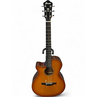 Used Ibanez AEG58L Vintage Sunburst Acoustic Electric Guitar