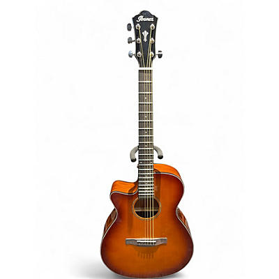 Used Ibanez AEG58L Violin Burst Acoustic Electric Guitar