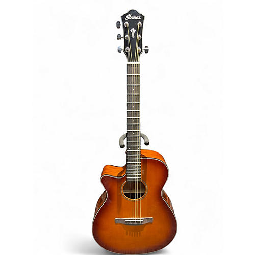 Used Ibanez AEG58L Violin Burst Acoustic Electric Guitar Violin Burst