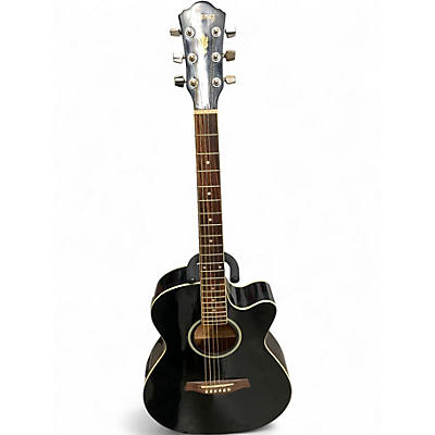Used Ibanez AEG5EJP Black Acoustic Electric Guitar