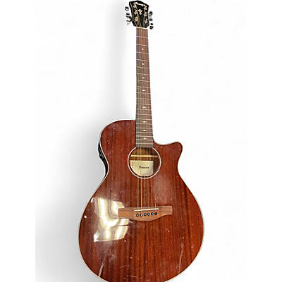 Used Ibanez AEG62-NMH Acoustic Worn Brown Acoustic Electric Guitar