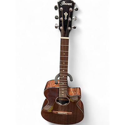 Used Ibanez AEG62-NMH Mahogany Acoustic Electric Guitar