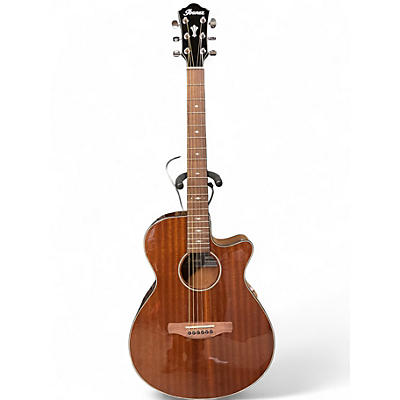 Used Ibanez AEG62-NMH Natural Acoustic Electric Guitar