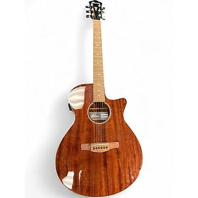 Used Ibanez AEG62 Natural Acoustic Electric Guitar