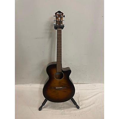 Ibanez Used Ibanez AEG70 2 Tone Sunburst Acoustic Electric Guitar