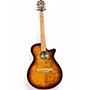Used Ibanez AEG70 FLAMED MAPLE TOP TIGER BURST Acoustic Electric Guitar FLAMED MAPLE TOP TIGER BURST