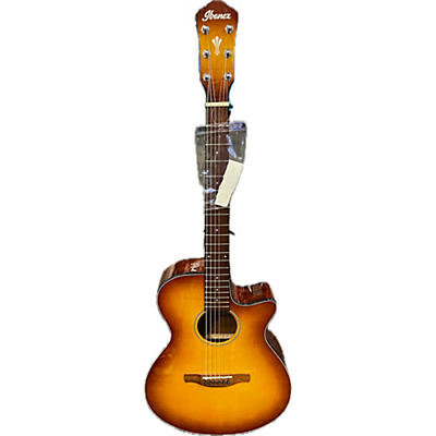 Ibanez Used Ibanez AEG70-LHH Amber Acoustic Electric Guitar