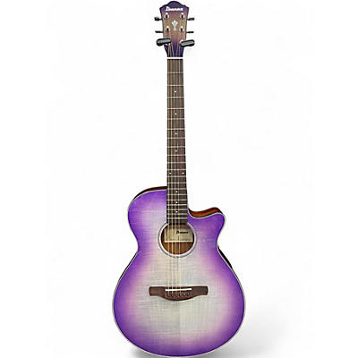 Used Ibanez AEG70 TRANSPARENT VIOLET SUNBURST Acoustic Electric Guitar