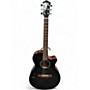 Used Ibanez AEG70 Transparent Charcoal Acoustic Electric Guitar Transparent Charcoal