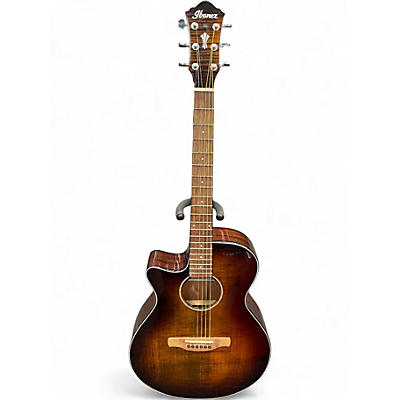 Used Ibanez AEG70L 2 Color Sunburst Acoustic Electric Guitar