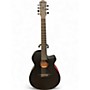 Used Ibanez AEG721 Black Acoustic Electric Guitar Black
