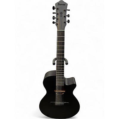 Used Ibanez AEG721 Satin Black Acoustic Electric Guitar