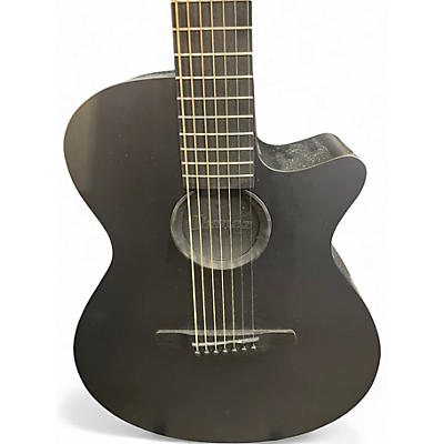 Used Ibanez AEG721 Satin Black Acoustic Electric Guitar