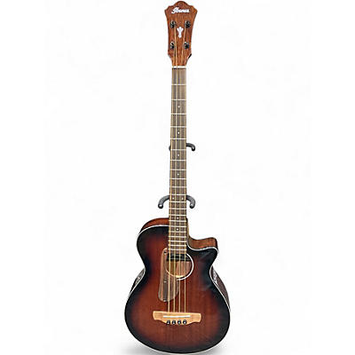 Used Ibanez AEGB24E Mahogany Acoustic Bass Guitar