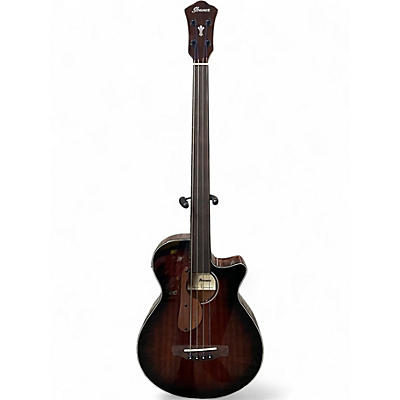 Used Ibanez AEGB24FE Sunburst Acoustic Bass Guitar