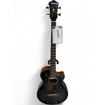 Used Ibanez AEGB25E-TKH Gray Acoustic Bass Guitar
