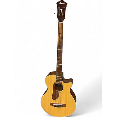 Ibanez Used Ibanez AEGB30E-NTG Natural Acoustic Bass Guitar