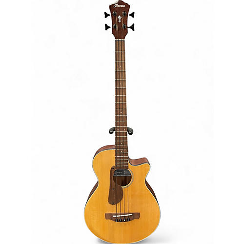 Used Ibanez AEGB30E Natural Acoustic Bass Guitar Natural
