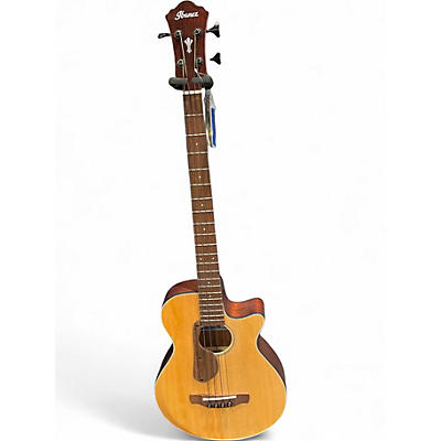 Used Ibanez AEGB30E Natural Acoustic Bass Guitar