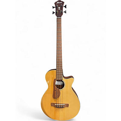 Used Ibanez AEGB30E Natural Acoustic Bass Guitar