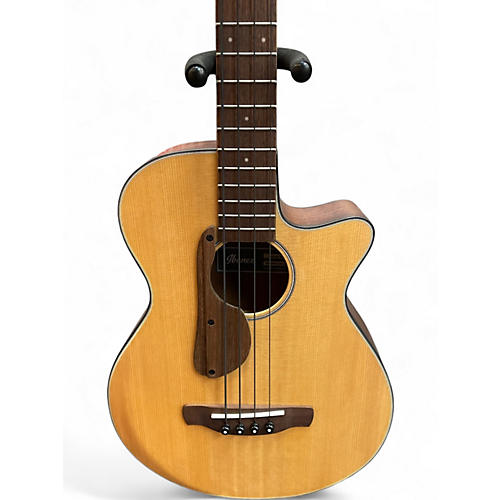 Used Ibanez AEGB30E Natural Electric Bass Guitar Natural