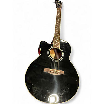 Used Ibanez AEL10LE-BK-14-02 Black Acoustic Guitar