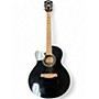 Used Ibanez AEL10LE LH Black Acoustic Guitar Black