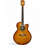 Used Ibanez AEL20E Amber Acoustic Electric Guitar Amber