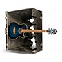 Used Ibanez AES10 TRANSPARENT BLUE Acoustic Electric Guitar TRANSPARENT BLUE