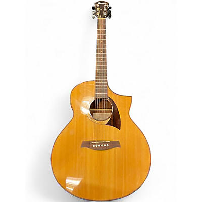 Used Ibanez AEW22CD Natural Acoustic Guitar
