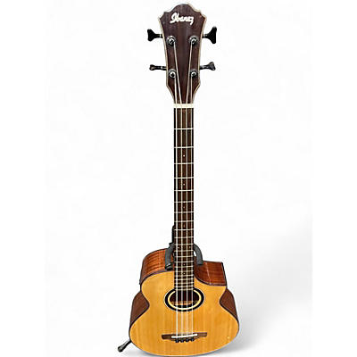 Used Ibanez AEWB20 Natural Acoustic Bass Guitar