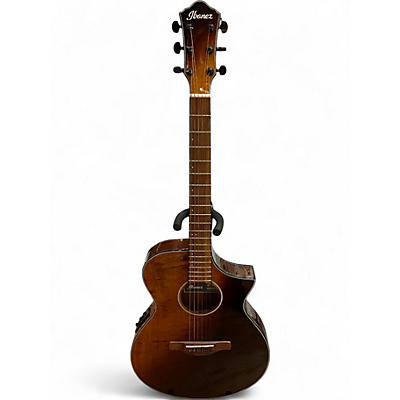 Used Ibanez AEWC32FM-ASF 2 Color Sunburst Acoustic Electric Guitar